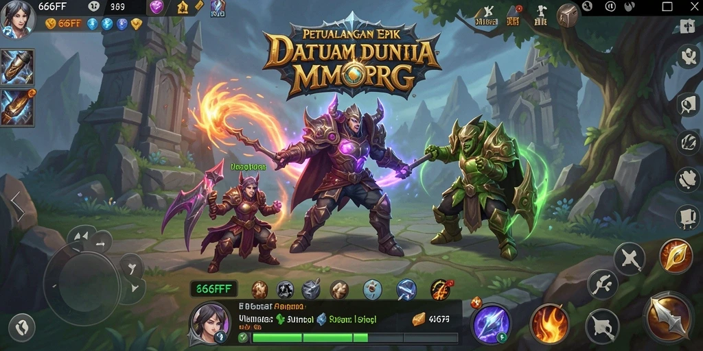 Tampilan gameplay 666FF menampilkan aksi pertarungan yang mendebarkan.