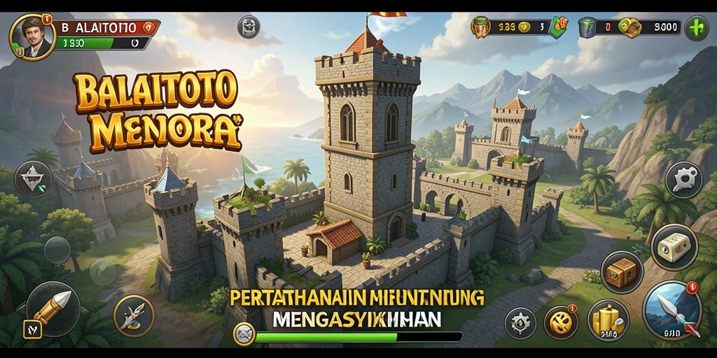 Tampilan gameplay mendebarkan dari BALAITOTO dalam aksi Tower Defense.