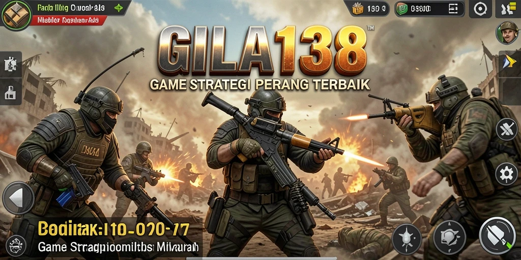 Tampilan aksi pertempuran yang mendebarkan di GILA138.