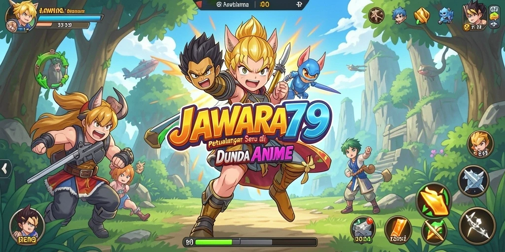 Screenshot gameplay JAWARA79 menampilkan aksi bertarung yang seru.