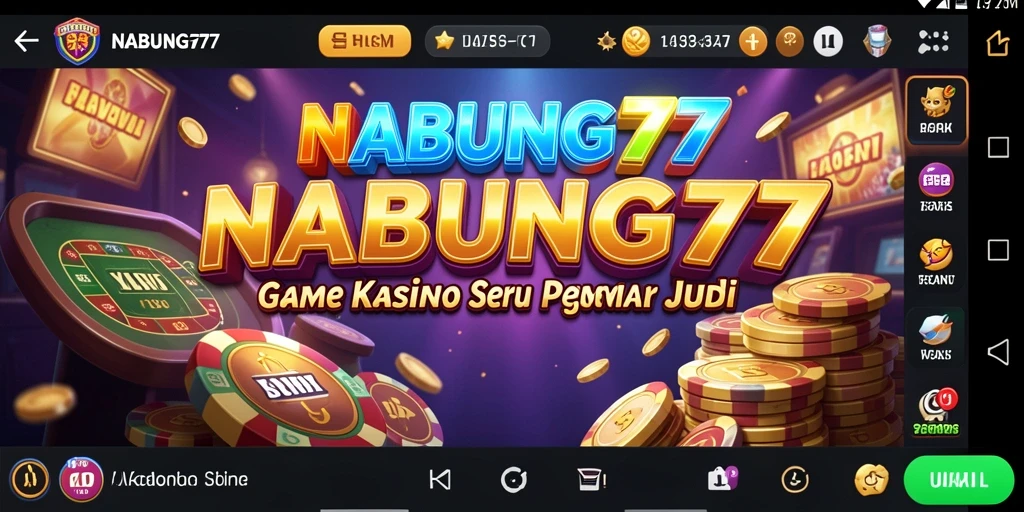 Tampilan gameplay NABUNG77 yang menarik dan menegangkan.