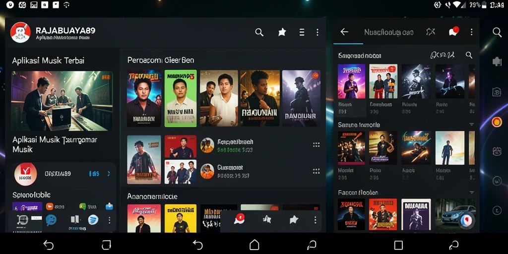 Screenshot gameplay RAJABUAYA89 menunjukkan pemain berinteraksi dengan musik.