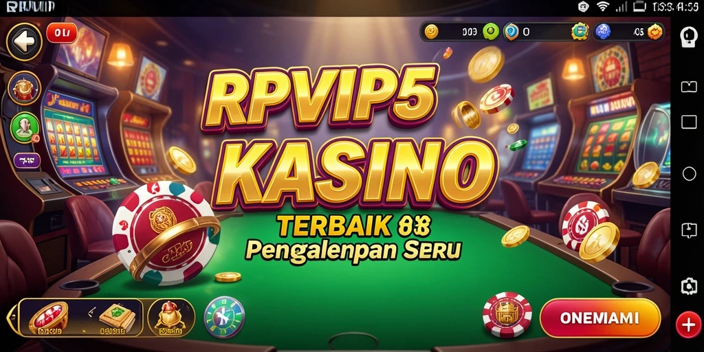 Tampilan utama RPVIP5 menunjukkan antarmuka permainan Kasino yang menarik.