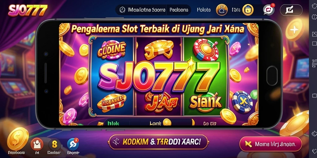 Screeenshot gameplay SJO777 dengan tampilan yang menarik dan fitur slot.