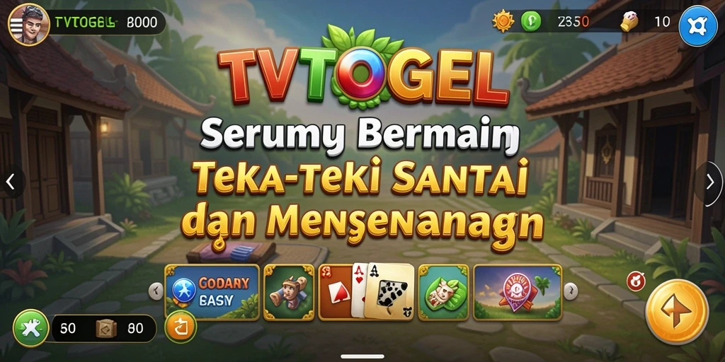 Tampilan gameplay TVTOGEL yang menghibur dan menantang.